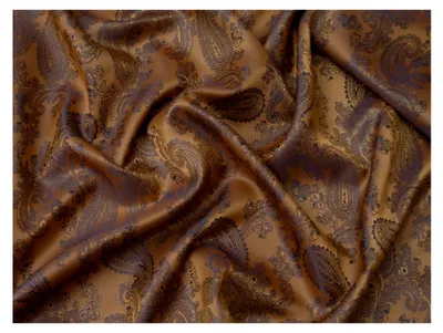 Produktbild von Gewebter Jacquard-Futterstoff, 2 Stück, Antik-Gold, leicht und geeignet zum Schneidern, Breite: ca. 142,5 cm, Meterware