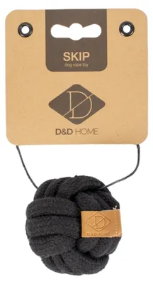 Produktbild von D&D Dog Toy Skip Ball L schwarz