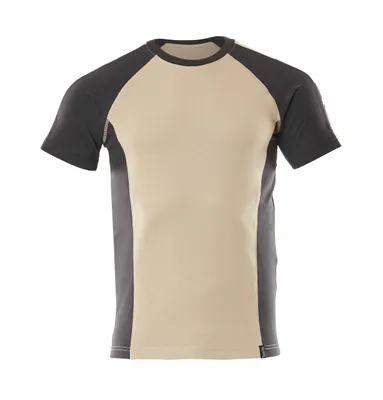 Produktbild von Mascot T-Shirt POTSDAM UNIQUE 50567 Gr. 2XL hellkhaki/schwarz
