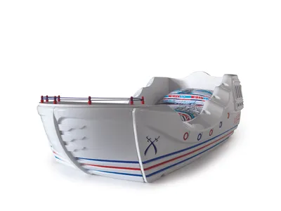 Produktbild von Kinder Bett Schiff Schlafzimmer Möbel Kinderzimmer Kinderbett Boot