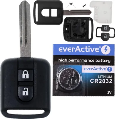 Produktbild von Auto Schlüssel Gehäuse kompatibel mit Nissan Qashqai J10 Navara Micra Note X-Trail T31 Almera