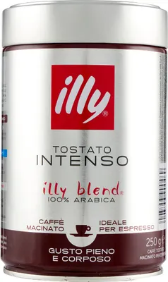 Image de Illy intenso bold roast café moulu 250g - Illy
