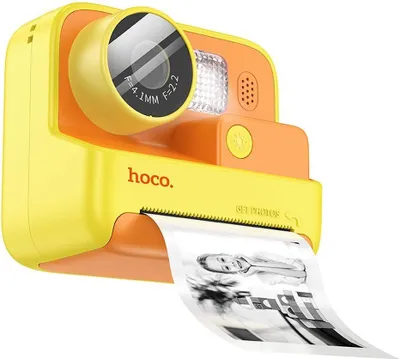 Image de HOCO Appareil photo pour enfants avec imprimante DV200 jaune