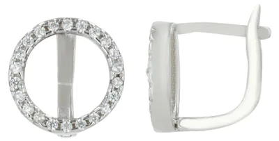Produktbild von Akzent Damen Ohrring Mieke "Mieke" aus 925 Sterlingsilber, rhodiniert, langlebig