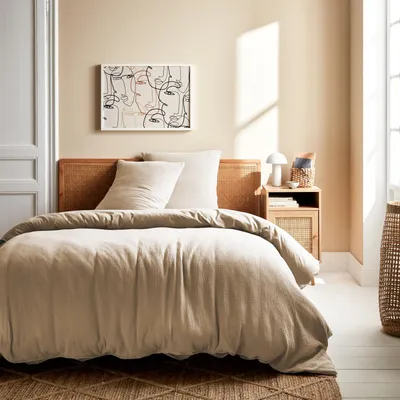 Immagine prodotto di Set biancheria da letto in cotone beige