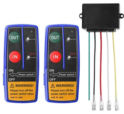 Funkfernsteuerung für Seilwinden 12V/24V, 2 Sender + Empfänger
