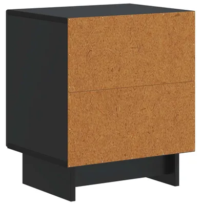 Zdjęcie produktu dla Szafka Nocna Czarny 43 x 34,5 x 50 cm Drewno inżynieryjne