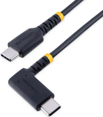 Produktbild von StarTech.com USB-C Ladekabel 1m, 60W, Winkelstecker, Schwarz