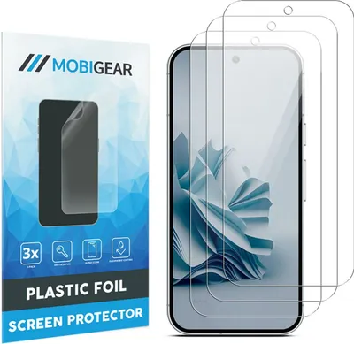 Produktbild von Mobigear Google Pixel 9 Pro Displayschutz Schutzfolie - Hüllenfreundlich (3er Pack)