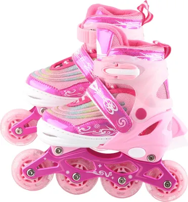 Produktbild von Kinder verstellbare Inline-Skates Vollständig weiche Rollschuhe Kinder-Inline-Skates S