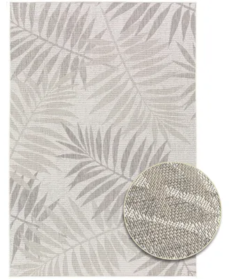 Produktbild von Primaflor In- und Outdoorteppich RENEW - Leaves - 120x170cm - Vintage Muster Außenteppich ideal als Terrassenteppich & Balkonteppich