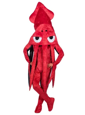 Produktbild von Tintenfisch lustiges Tierkostüm Karneval Fasching Größe: M-L