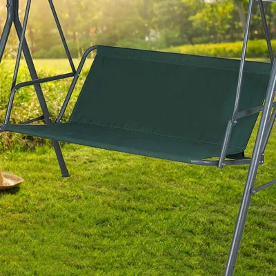 Produktbild von Schaukelstuhl Ersatzbezug für Outdoor-Gartenschaukel, wasserdicht, UV-Schutz, Schaukelstuhlbezug für Outdoor, Gartenschaukel, Stuhlbezug (grün, 148 x