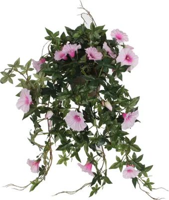 Produktbild von Mica Decorations Künstliche Pflanze Petunia - 50x45x25 cm - Polyester - Rosa