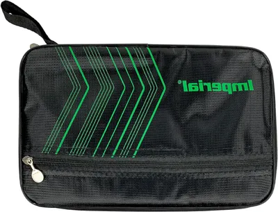 Productafbeelding van Tafeltennis Rackethoes - Enkele Racket Tas - Tafeltennis Accessoires Opbergen - Gevoerd Racketvak - 28.5 x 19 x 2 cm