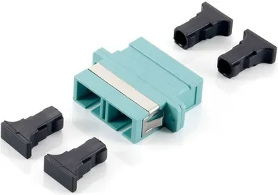 Immagine prodotto di Accoppiatore in fibra ottica SC di Equip, OM3 multimodale duplex