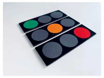 Produktbild von Ampelmagnete - 30 Stück - 6 x 2 cm