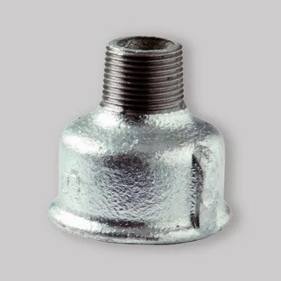 Obrázek produktu pro Pravý redukční šroubení Fm z pozinkované litiny 2" x 1"