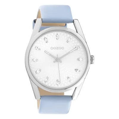 Produktbild von Oozoo Armbanduhr blau Leder C10815 Timepieces Damen Analog-Quarzuhr UOC10815