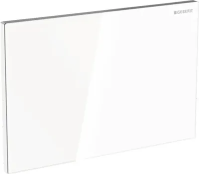 Produktbild von GEBERIT Abdeckplatte Omega 30 Glas weiß 115.082.SI.1