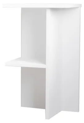 Immagine prodotto di Comodino in legno "Leray" - 36 x 36 x 60 cm - Bianco