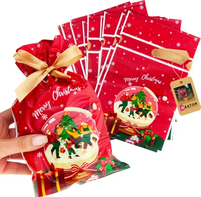 Produktbild von Geschenk Taschen Weihnachten Süssigkeiten 10Pcs