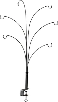 Produktbild von Deko-Tischklemme - Schwarz - Metall - H 85 cm