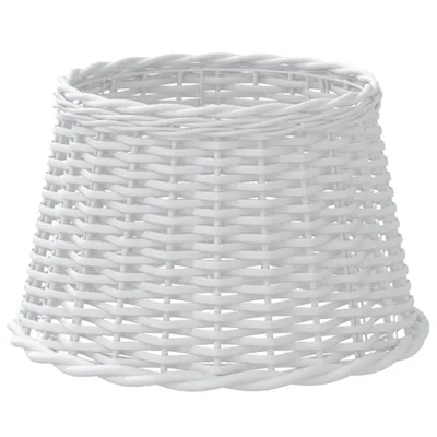 Produktbild von vidaXL Lampenschirm Weiß Ø45x28 cm Korbweide