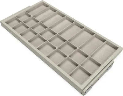 Image de Lot de 10 poignées pour meubles Setubal- L198mm- entraxe 128mm- Aluminium- Anodisé mat