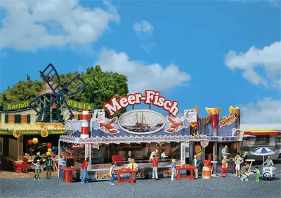 Produktbild von Faller 140445 - 1/87 / H0 Kirmesbude Meer-Fisch - Neu