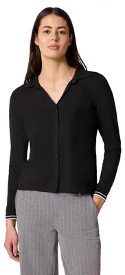 Produktbild von Street One Shirt mit College-Details Black 46