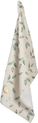 Produktbild von Clayre & Eef Geschirrtuch 50x70 cm Beige Gelb Baumwolle Zitrone