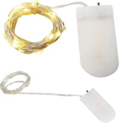 Immagine prodotto di Luci a filo 20 Led Micro Garlande bianco caldo a forma di diamante