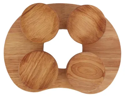 Produktbild von Ergonomisches Holz-Kopfkissen für die Sauna mit Drehfunktion