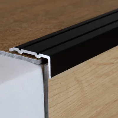 Produktbild von PROVISTON | Treppenkanten- & Winkelprofil | Aluminium | 24.5 x 10 x 2700 mm | Bronze Dunkel