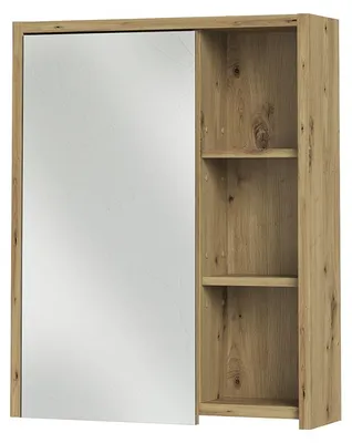 Obrázek produktu pro Koupelnová zrcadlová skříňka Vicco Viola Kašmír/Řemeslný dub 60 x 75 cm, Model 60730