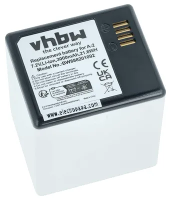 Produktbild von vhbw Akku kompatibel mit Netgear Arlo Go, VMA4410, VML4030 Knopfkamera, getarnte Kamera (3000 mAh, 7,2 V, Li-Ion)