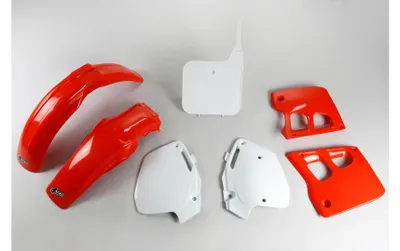 Productafbeelding van UFO kunststofset voor Honda CR 250 '90-'91, kleur OEM '90 (rood/wit) (HO097E999K)
