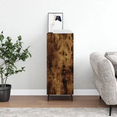 Obrázek produktu pro vidaXL Příborník kouřový dub 34,5x34x90 cm výrobek ze dřeva