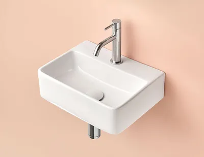Produktbild von COSENZA Waschbecken 40 x 30 x 12h cm, weiß