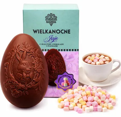 Produktbild von Ei mit Milchschokolade und Marshmallows 60 g - Schronisko Bukowina