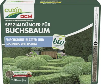 Produktbild von Cuxin DCM Spezialdünger Buchsbaum 3 kg Minigran