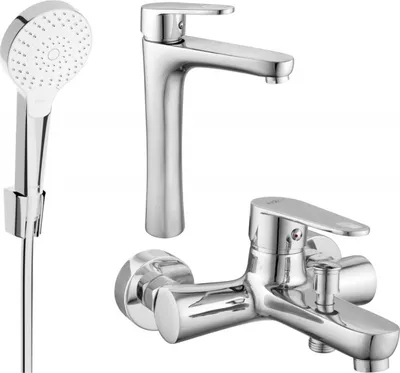 Produktbild von Mexen Kama R05 Badewannenset, Chrom - 72513R05-00