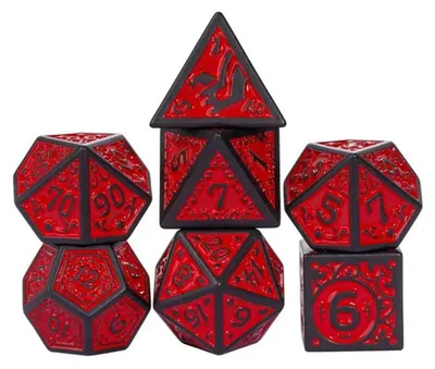 Image de Jeu de dés Foam Brain Games « Bloodthirst » - RPG - Multicolore