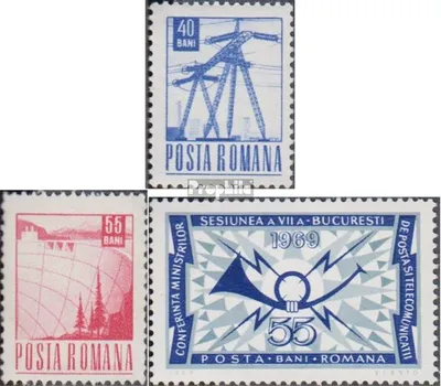 Produktbild von Briefmarken Rumänien 1969 Mi 2745-2746,2766 (kompl.Ausg.) postfrisch Post- und Verkehrswesen