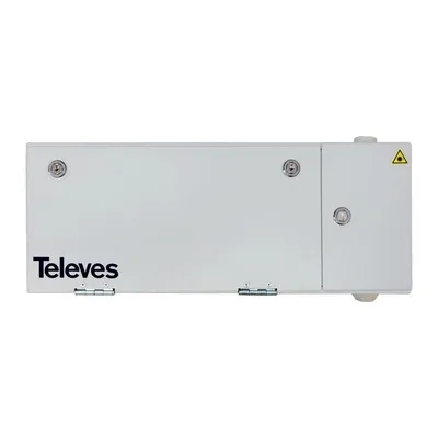 Immagine prodotto di TELEVES Scatola di giunzione ottica fino a 48 connettori SC/APC impilabili OSB48S