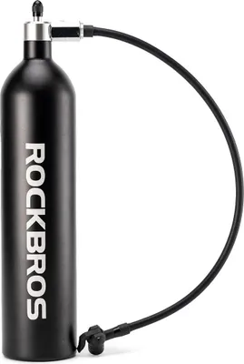 Immagine prodotto di Rockbros Serbatoio a pressione per il gonfiaggio di pneumatici tubeless 200 Psi 1,2L - Nero