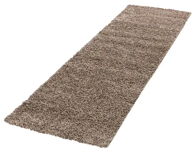 Obrázek produktu pro Koberec do obývacího pokoje, barva mokka, rozměry 80x250 cm, jednobarevný