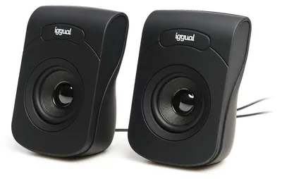 Zdjęcie produktu dla iggual IGG316993, 2.0 kan., Przewodowa, 3 W, 180 - 20000 Hz, Czarny
