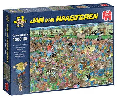 Produktbild von Jan van Haasteren Holländischer Markt - 1000 Teile